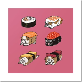 Sushi Hug Posters and Art